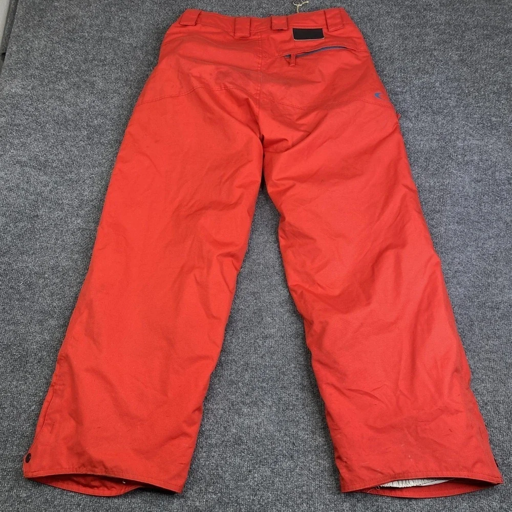 Oakley Snow Pants Mens Small Red Insulated Loose Fit Ski Snowboard Winter Warm
